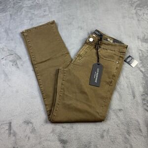 Liverpool Jeans Mens 29x32 Brown Tobacco Relaxed Straight Stretch Denim NEW
